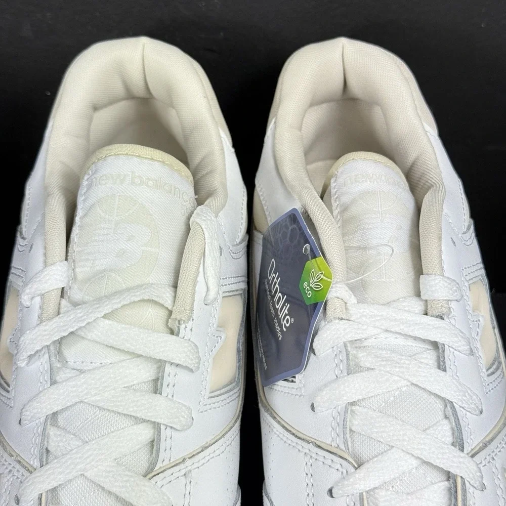 New Balance 550 Shoes Womens Size 11‎ B White Leather  BBW550WS Casual Sneaker